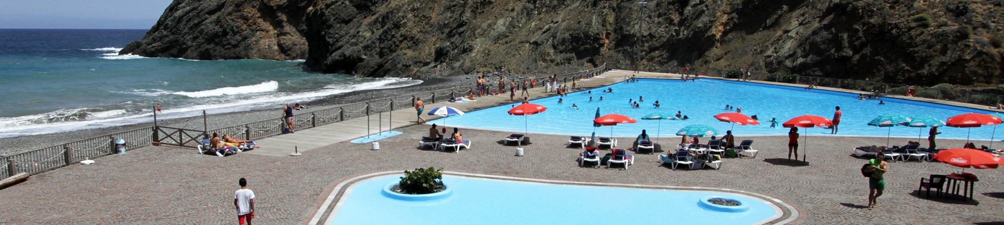 Schwimmbad in Vallehermoso auf La Gomera